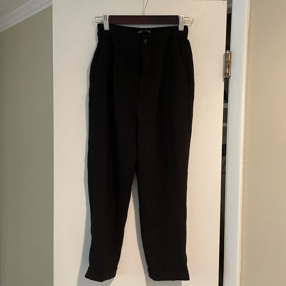 Zara black trousers